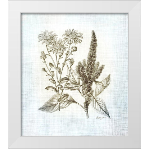 Farmhouse Botanical 2 White Modern Wood Framed Art Print by James, Christopher