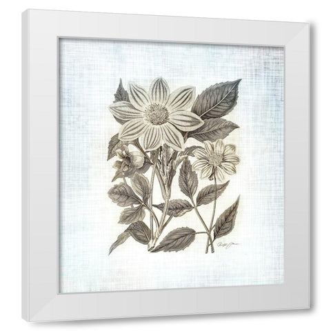 Farmhouse Botanical 4 White Modern Wood Framed Art Print by James, Christopher