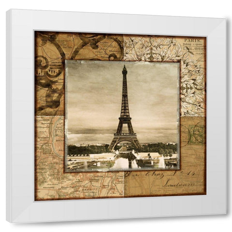 Paris Token White Modern Wood Framed Art Print by Studio Voltaire