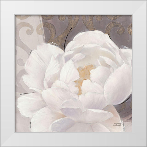 Blissful Bloom 2 White Modern Wood Framed Art Print by Stoyanov