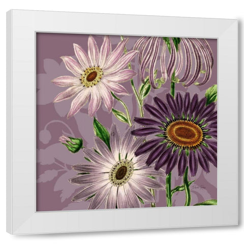 Victorian Garden 2 White Modern Wood Framed Art Print by Ross, Devon