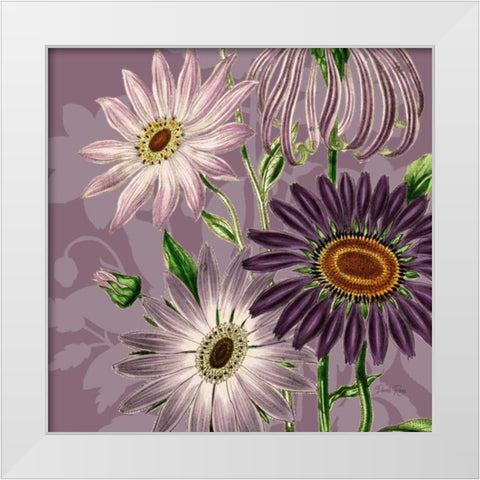 Victorian Garden 2 White Modern Wood Framed Art Print by Ross, Devon