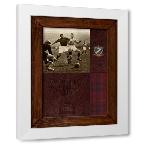 Vintage Match White Modern Wood Framed Art Print by Appleman, Sam