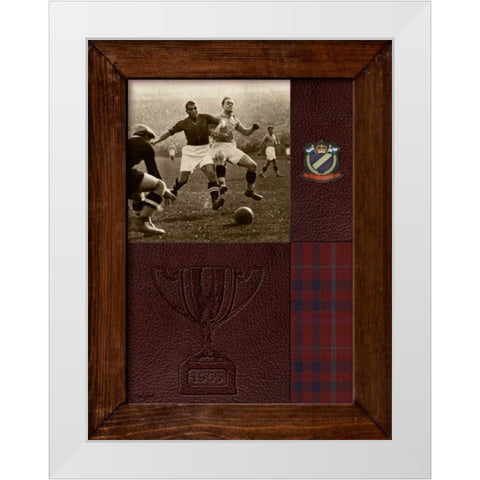 Vintage Match White Modern Wood Framed Art Print by Appleman, Sam