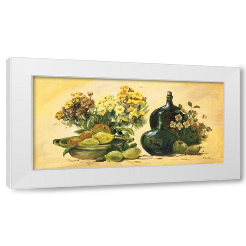 Stillife II White Modern Wood Framed Art Print by Schottler, Katharina