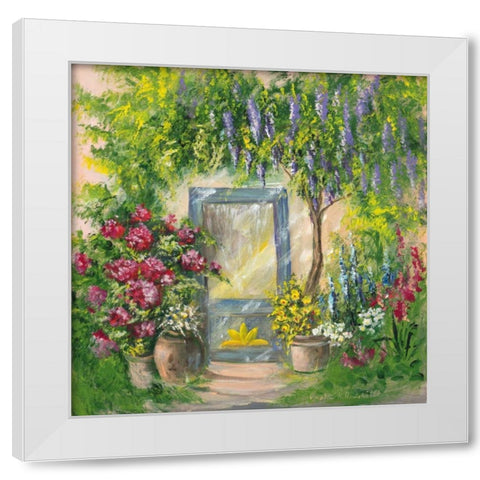 Entrada I White Modern Wood Framed Art Print by Schottler, Katharina