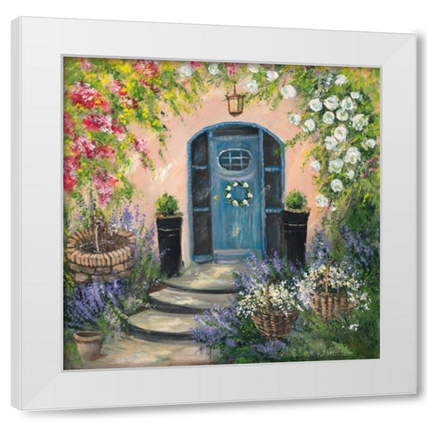 Entrada II White Modern Wood Framed Art Print by Schottler, Katharina