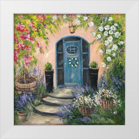 Entrada II White Modern Wood Framed Art Print by Schottler, Katharina