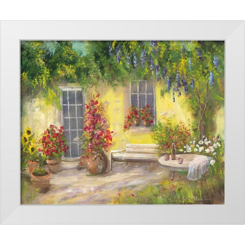 Romantic I White Modern Wood Framed Art Print by Schottler, Katharina