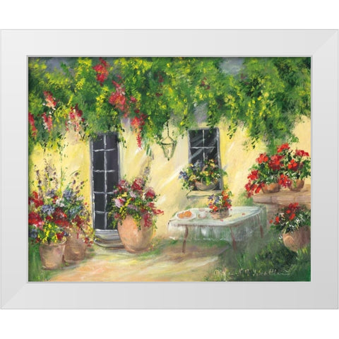 Romantic III White Modern Wood Framed Art Print by Schottler, Katharina