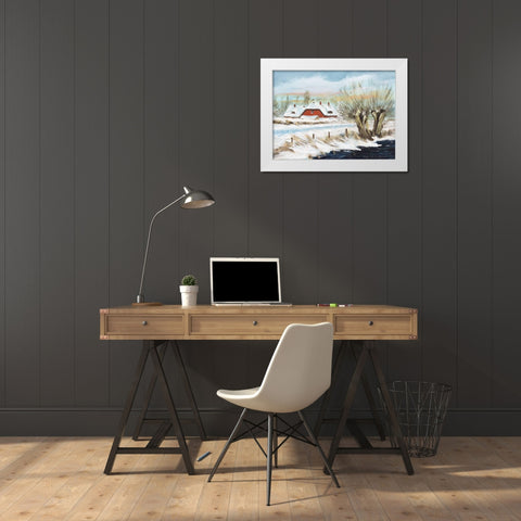 Winter I White Modern Wood Framed Art Print by Schottler, Katharina
