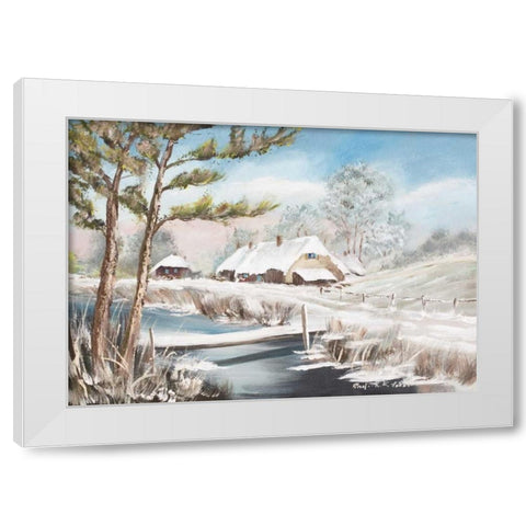 Winter II White Modern Wood Framed Art Print by Schottler, Katharina