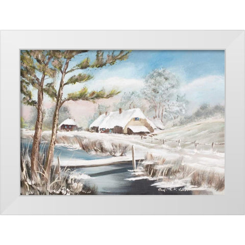 Winter II White Modern Wood Framed Art Print by Schottler, Katharina