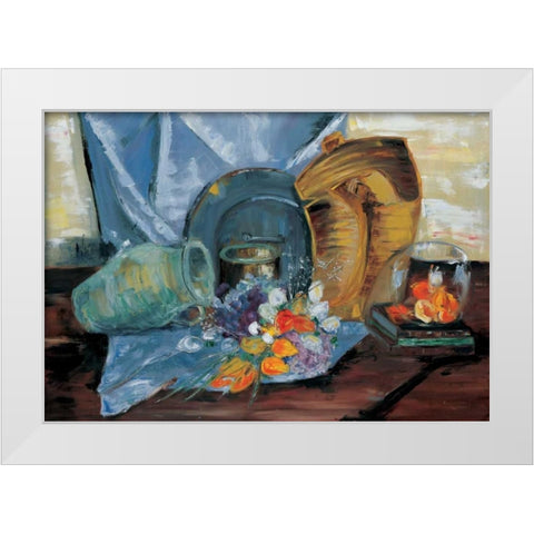 Still life I White Modern Wood Framed Art Print by Cruysberg, Marijke