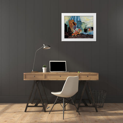 Still life II White Modern Wood Framed Art Print by Cruysberg, Marijke