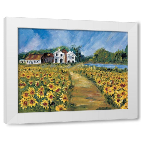 View at the malthouse White Modern Wood Framed Art Print by Cruysberg, Marijke
