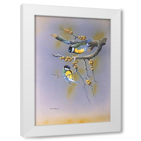 Together White Modern Wood Framed Art Print by Weenink, Ruud