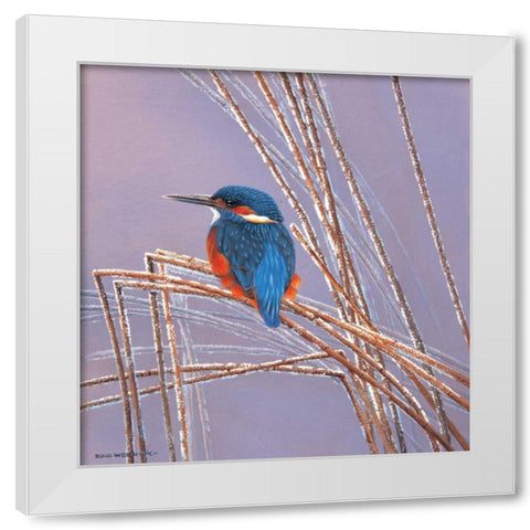 Peace White Modern Wood Framed Art Print by Weenink, Ruud