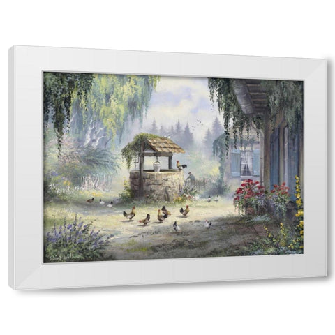 The well White Modern Wood Framed Art Print by Withaar, Reint