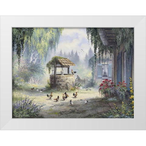 The well White Modern Wood Framed Art Print by Withaar, Reint
