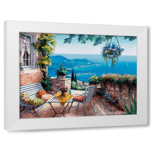 Times of tranquillity White Modern Wood Framed Art Print by Withaar, Reint