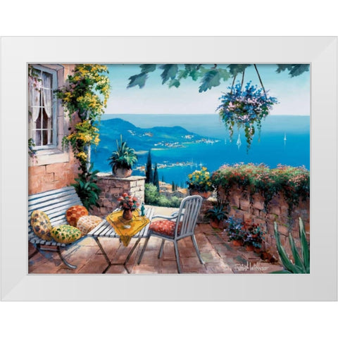 Times of tranquillity White Modern Wood Framed Art Print by Withaar, Reint