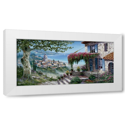 Wonderful prospect White Modern Wood Framed Art Print by Withaar, Reint