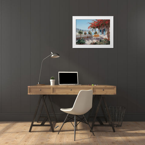 Everyones dream White Modern Wood Framed Art Print by Withaar, Reint