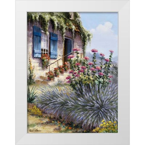 Dune White Modern Wood Framed Art Print by Withaar, Reint