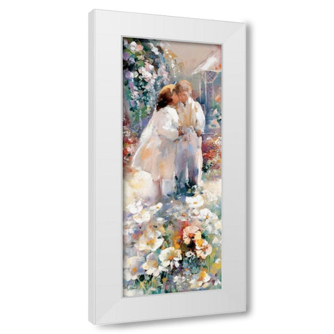 Secrets White Modern Wood Framed Art Print by Camel, Stefanie