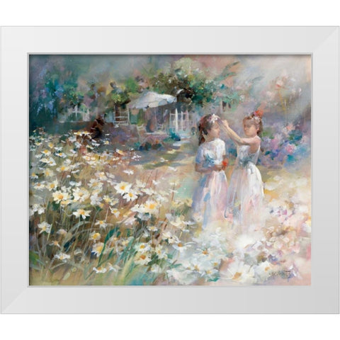 Brides Maides White Modern Wood Framed Art Print by Haenraets, Willem