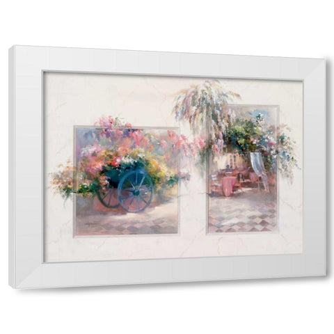 Entrance White Modern Wood Framed Art Print by Haenraets, Willem