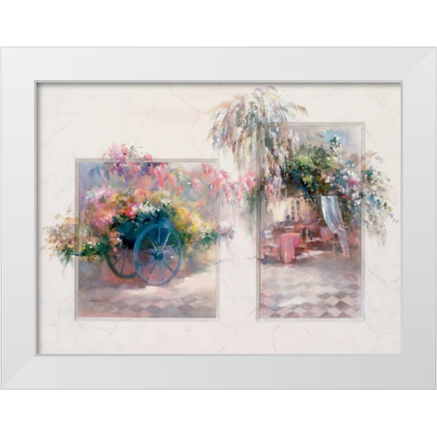 Entrance White Modern Wood Framed Art Print by Haenraets, Willem