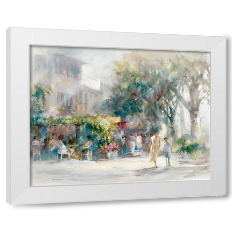 Shany Sunday White Modern Wood Framed Art Print by Haenraets, Willem