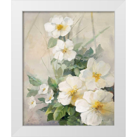 Lovely anemones White Modern Wood Framed Art Print by Haenraets, Willem