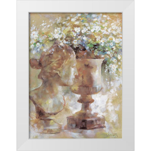 Romantic sculpture White Modern Wood Framed Art Print by Haenraets, Willem