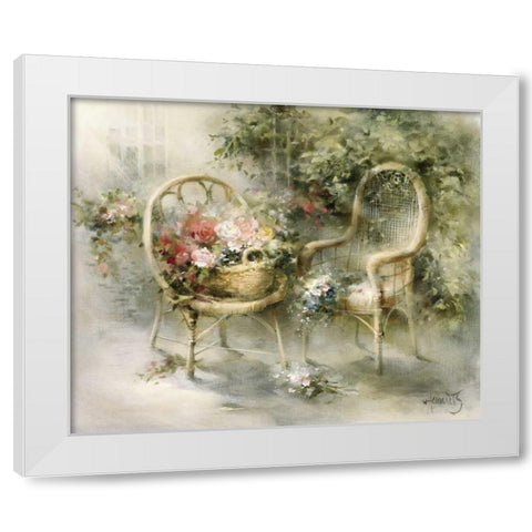 Summer White Modern Wood Framed Art Print by Haenraets, Willem