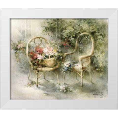 Summer White Modern Wood Framed Art Print by Haenraets, Willem