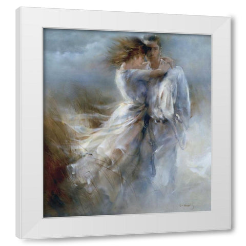Private announcement White Modern Wood Framed Art Print by Haenraets, Willem