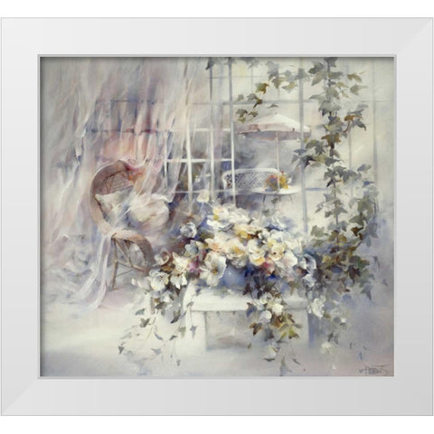 Enchanting moment White Modern Wood Framed Art Print by Haenraets, Willem