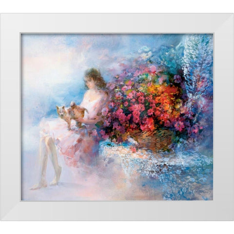 Special memories White Modern Wood Framed Art Print by Haenraets, Willem