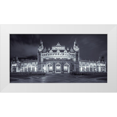 The Kelvingrove Art Gallery and Museum in Glasgow White Modern Wood Framed Art Print by Frank, Assaf