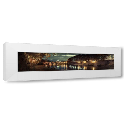 View of Basilica di San Pietro in Vatican, Rome, Italy White Modern Wood Framed Art Print by Frank, Assaf