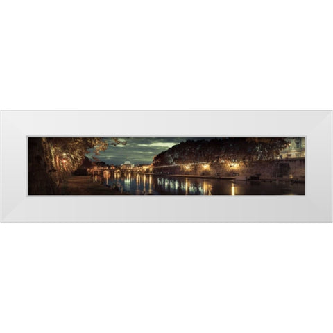 View of Basilica di San Pietro in Vatican, Rome, Italy White Modern Wood Framed Art Print by Frank, Assaf