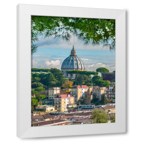 Vatican city, Rome, Italy White Modern Wood Framed Art Print by Frank, Assaf