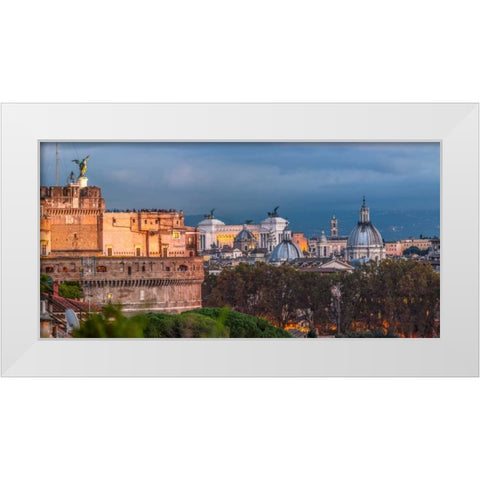 Vatican City, Rome, Italy White Modern Wood Framed Art Print by Frank, Assaf