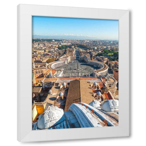 Vatican city, Rome, Italy White Modern Wood Framed Art Print by Frank, Assaf