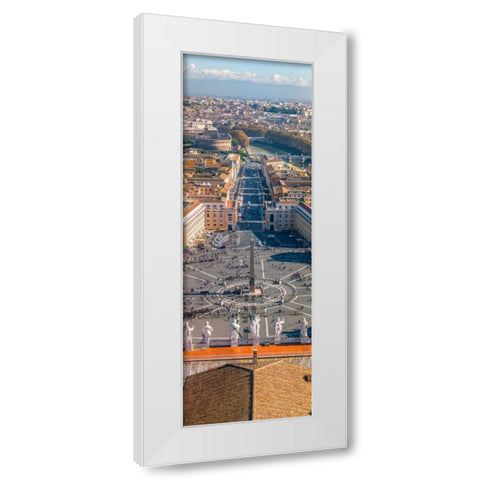 Vatican city, Rome, Italy White Modern Wood Framed Art Print by Frank, Assaf