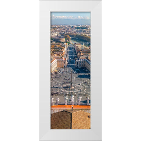 Vatican city, Rome, Italy White Modern Wood Framed Art Print by Frank, Assaf