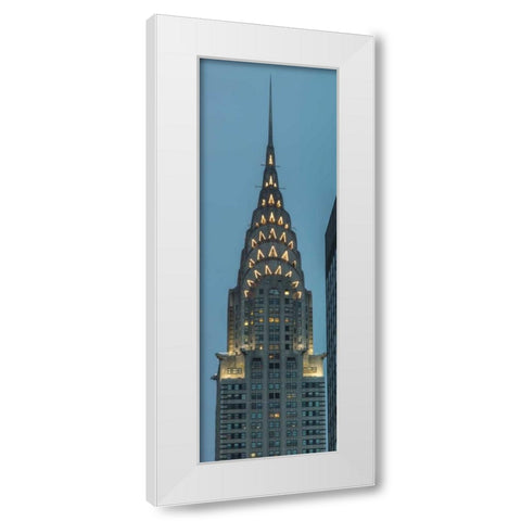 Chrysler Building in New York city White Modern Wood Framed Art Print by Frank, Assaf
